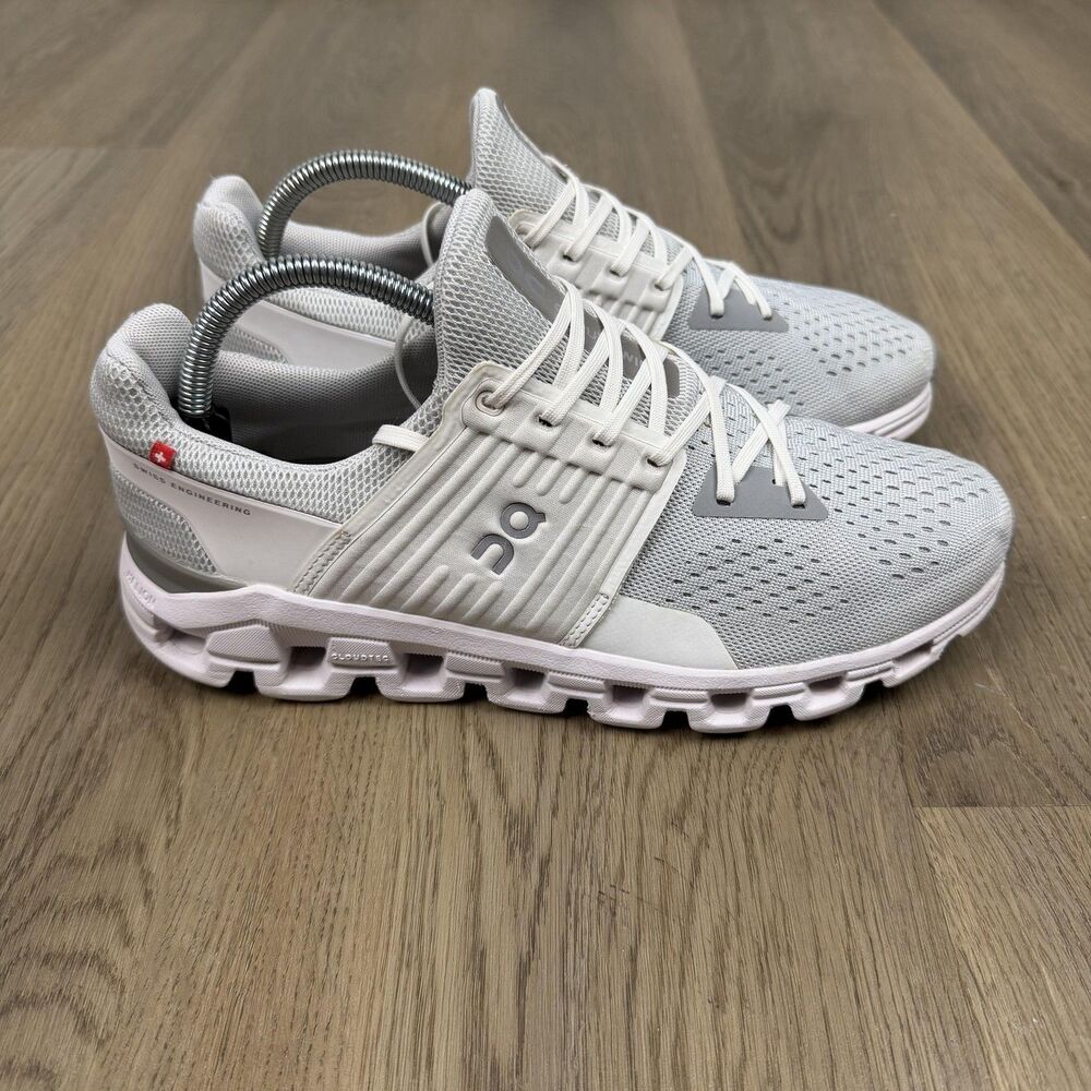 On Cloud Shoes Womens Size 9.5 Gray Mesh Running Road Cushioned CloudTec